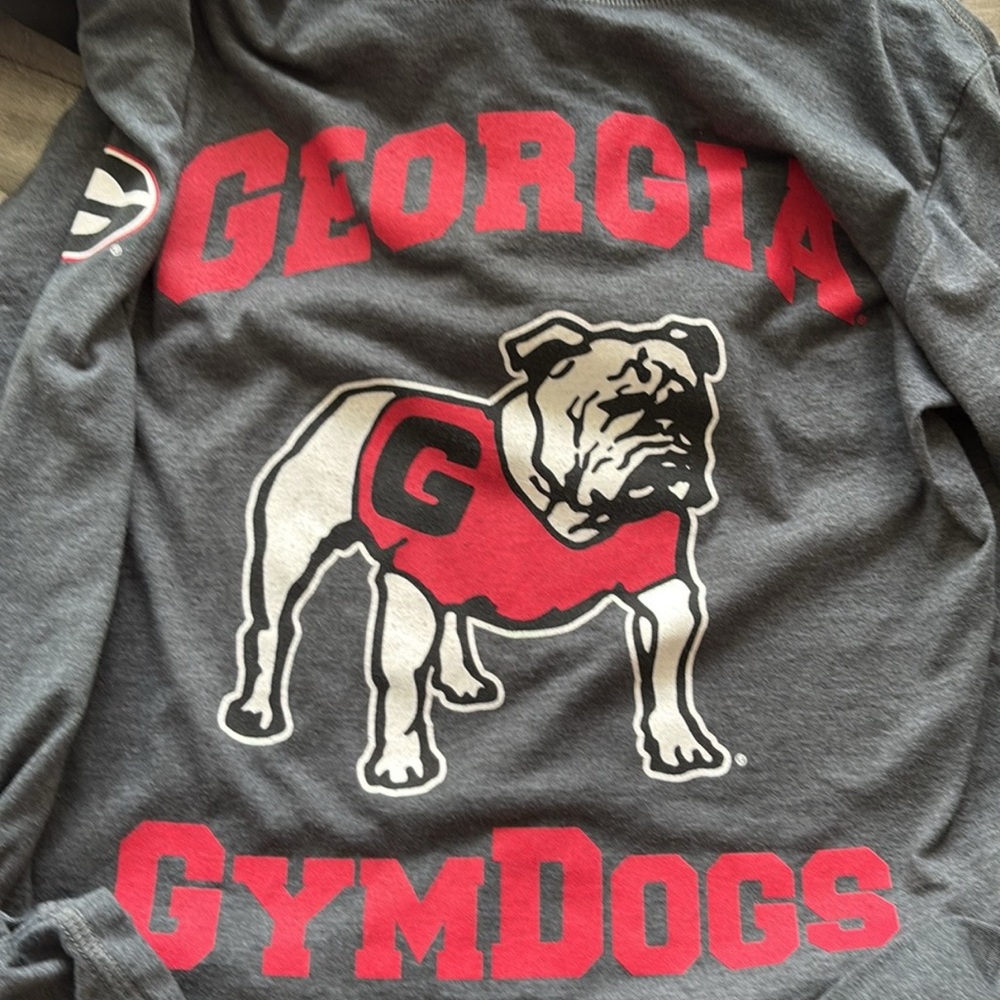Georgia GymDogs gymnastics long sleeve Hoodie university of Georgia